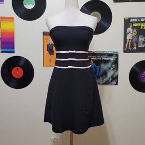 Byer Too! | 90s Vintage Black & Pink Bows Party Dress